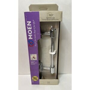 MOEN ISO Pivoting Double Post Toilet Paper Holder in Chrome DN0708CH
